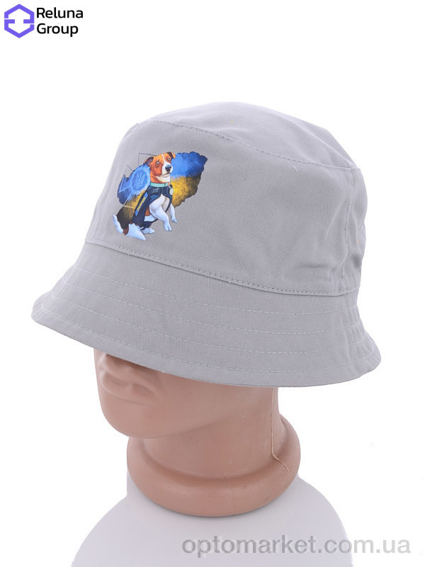 Купить Панама дитячі ET001-6 grey Reluna Group сірий, фото 1