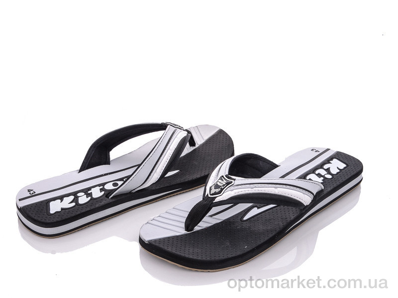 Купить Шльопанці чоловічі ETGM9275 black Kito чорний, фото 1