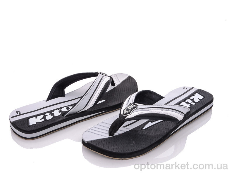 Купить Шльопанці чоловічі ETGM9275 black Kito чорний, фото 1