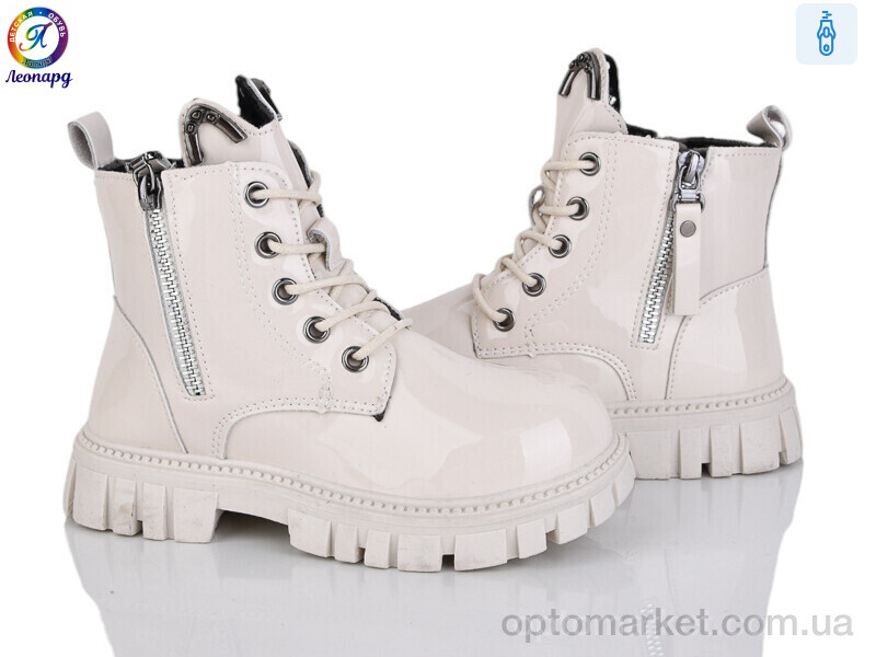 Купить Черевики дитячі F012-11 Леопард бежевий, фото 1