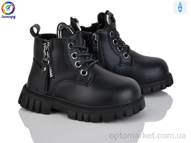 Купить Черевики дитячі F01D-1 Леопард чорний, фото 1