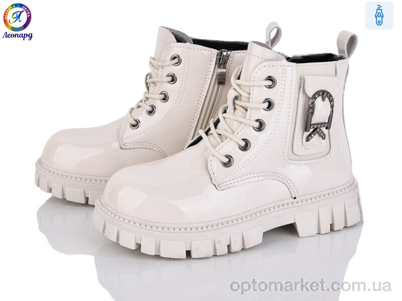 Купить Черевики дитячі F032B-11 Леопард бежевий, фото 1