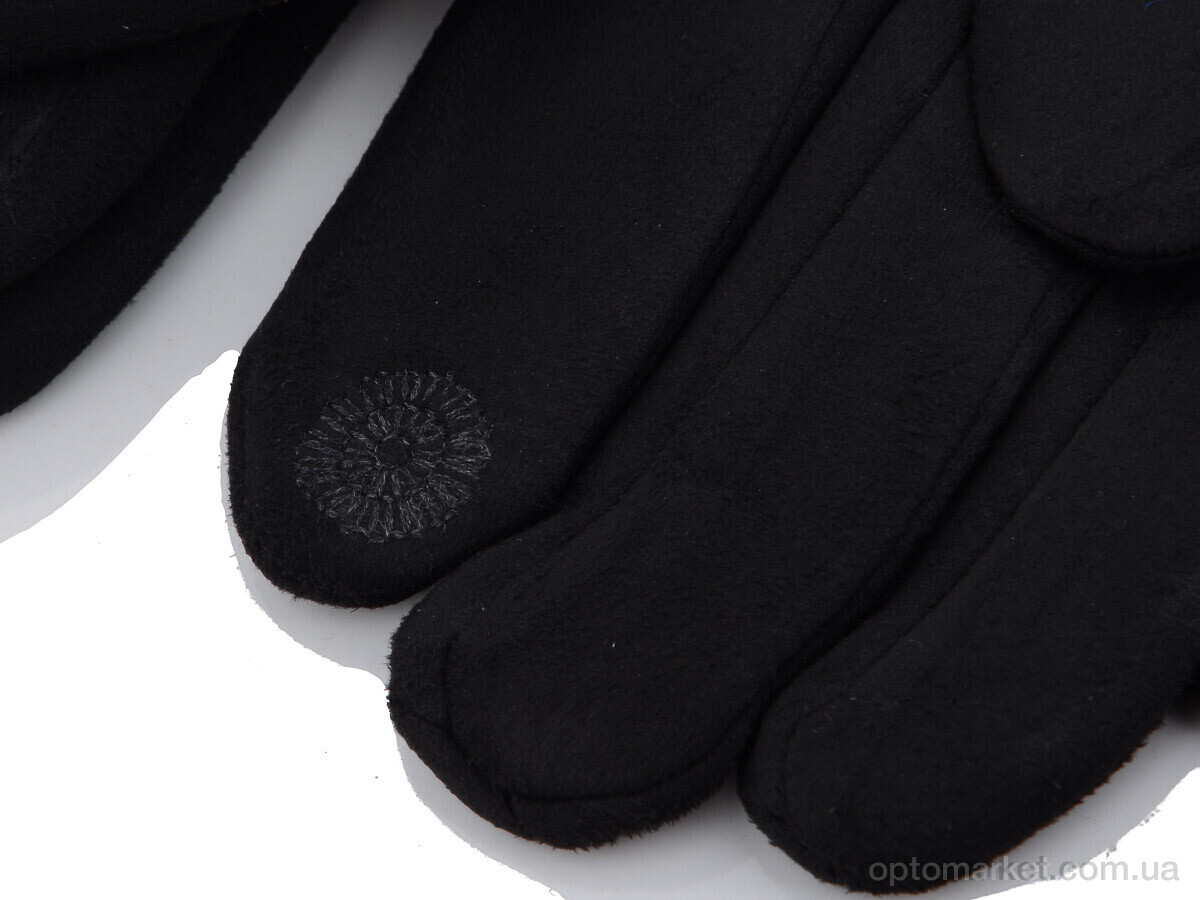 Купить Рукавички чоловічі F03М замш black RuBi чорний, фото 2