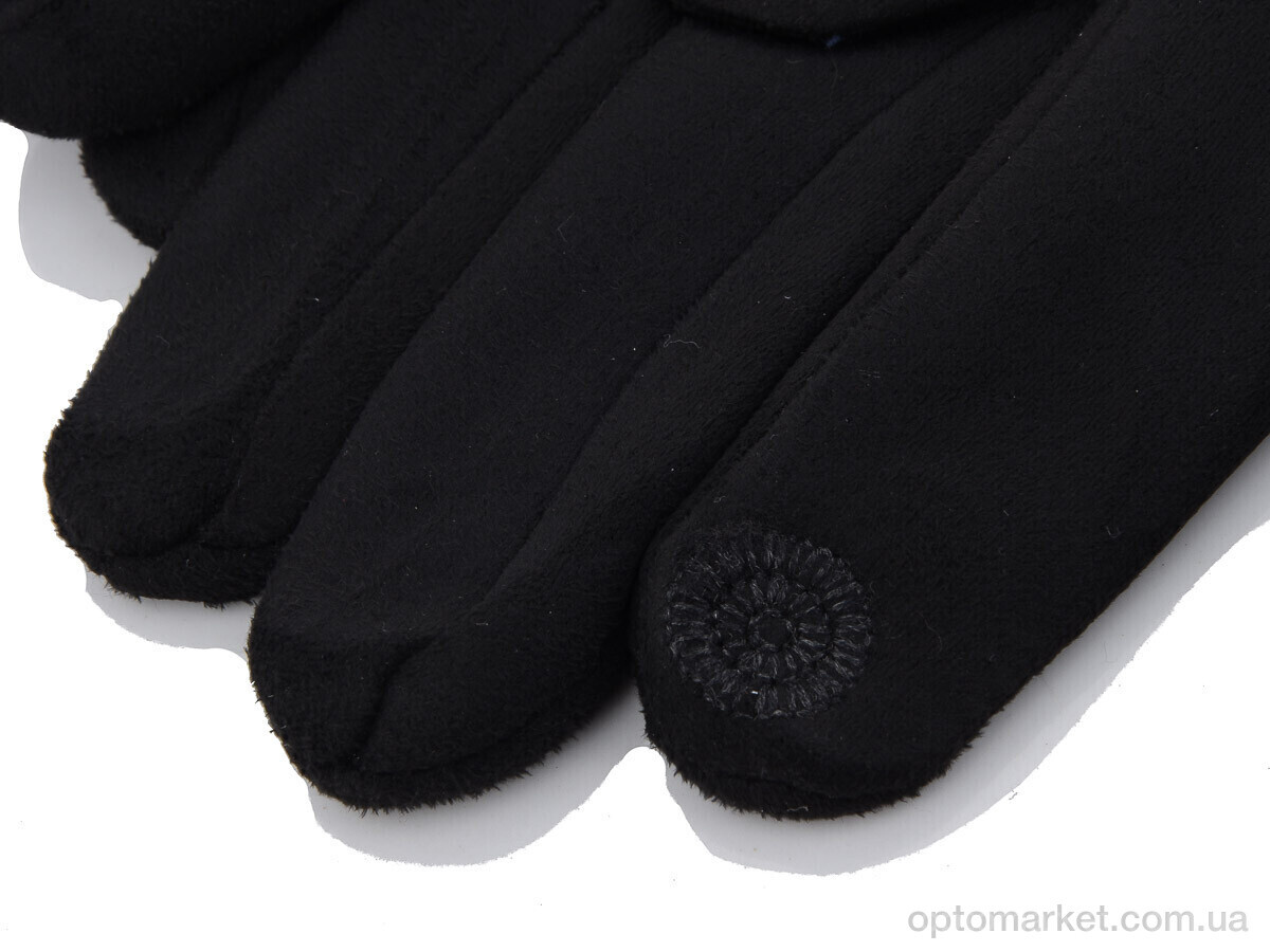 Купить Рукавички чоловічі F04М замш black RuBi чорний, фото 2