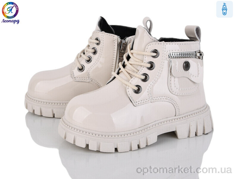 Купить Черевики дитячі F052D-11 Леопард бежевий, фото 1