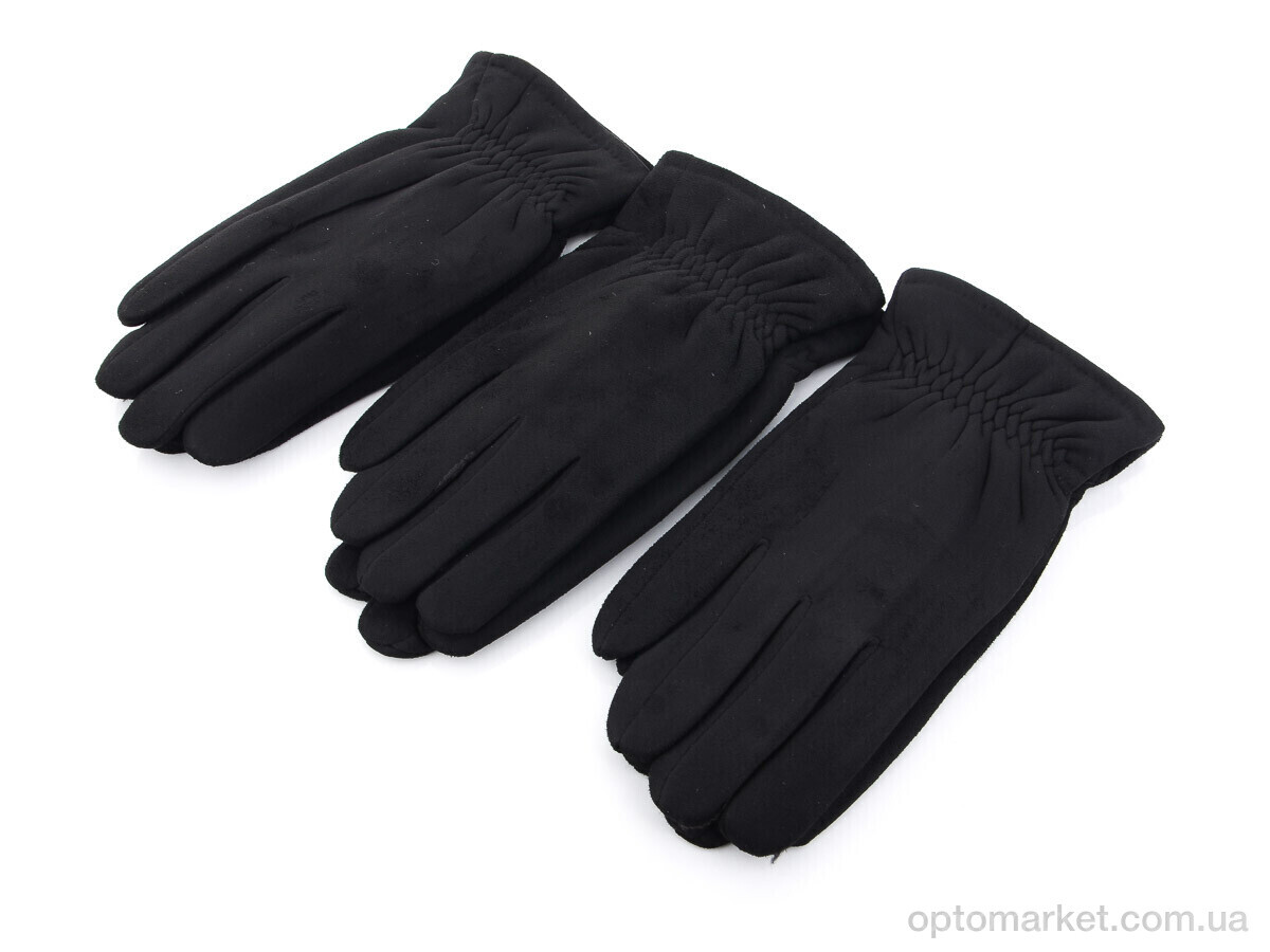 Купить Рукавички чоловічі F05М замш black RuBi чорний, фото 1