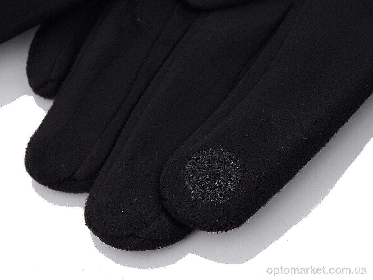 Купить Рукавички чоловічі F05М замш black RuBi чорний, фото 2