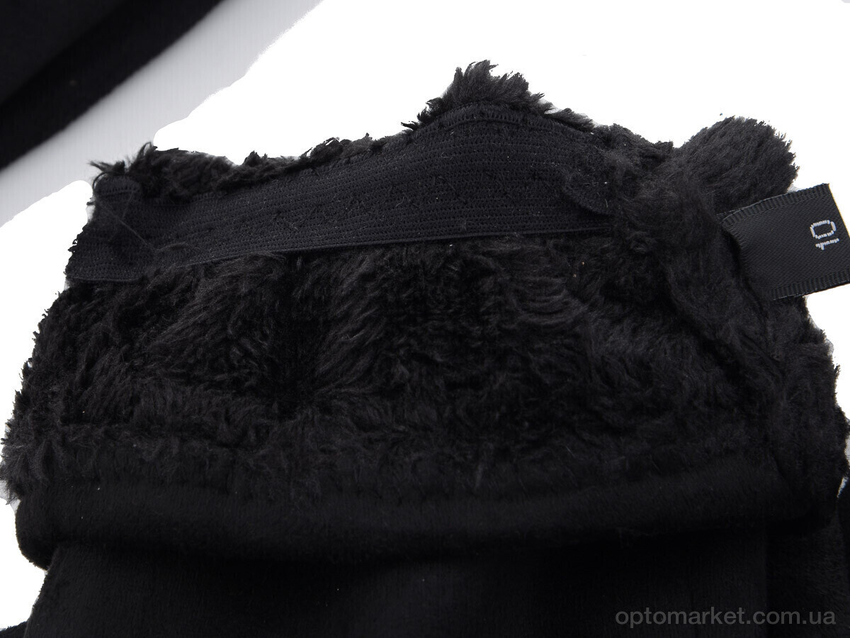 Купить Рукавички чоловічі F05М замш black RuBi чорний, фото 3