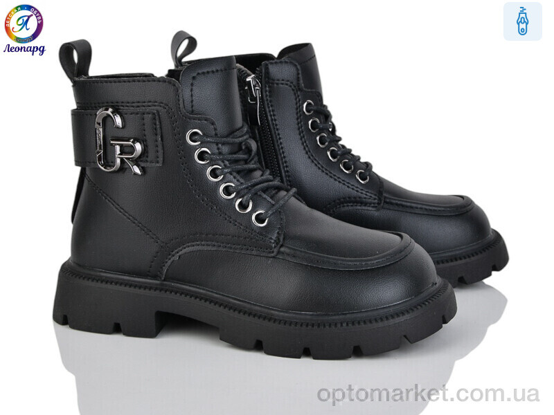 Купить Черевики дитячі F07-1 Леопард чорний, фото 1