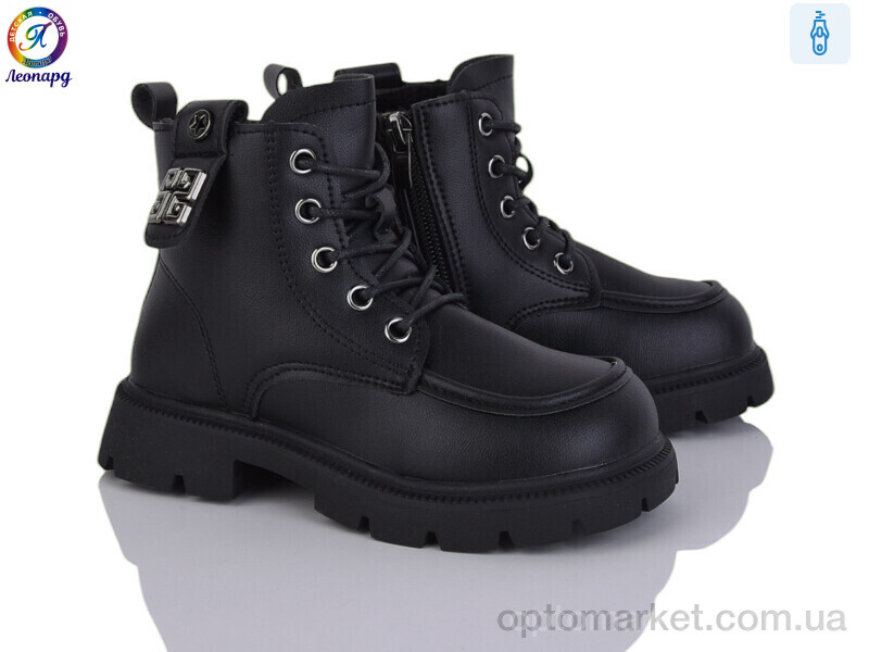 Купить Черевики дитячі F08B-1 Леопард чорний, фото 1