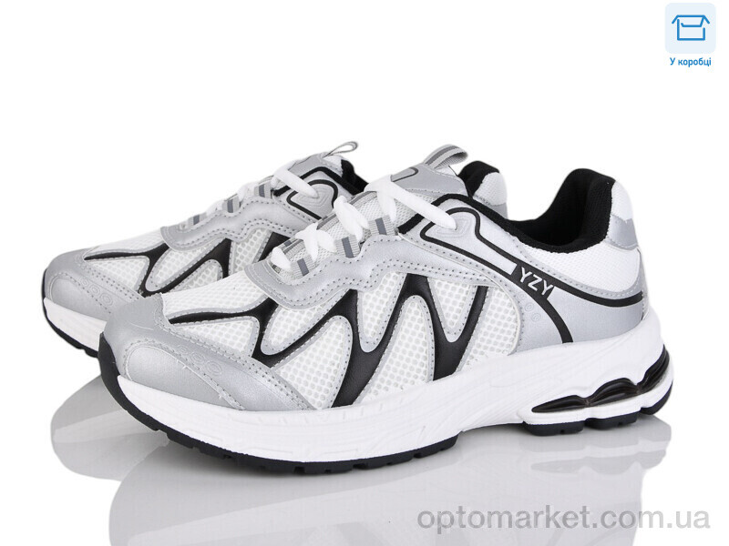 Купить Кросівки жіночі F09-3 YZY сірий, фото 1