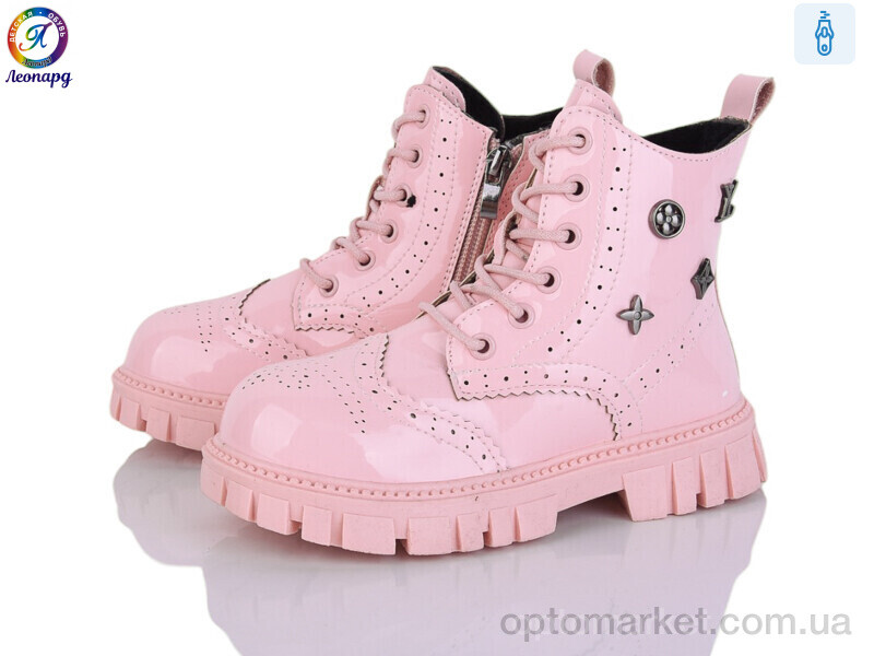 Купить Черевики дитячі F102B-12 Леопард рожевий, фото 1