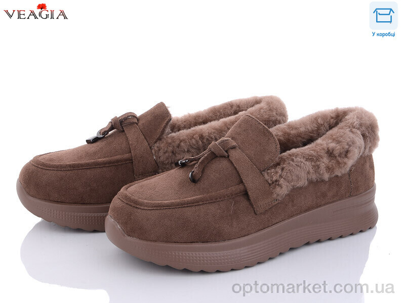 Купить Туфлі жіночі F1030-2 Veagia-ADA коричневий, фото 1