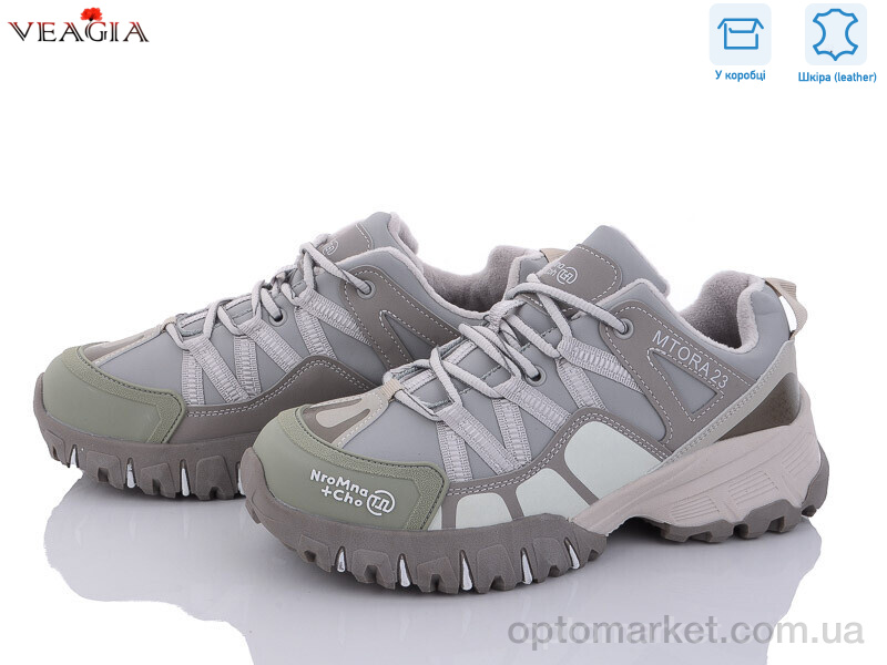 Купить Кросівки жіночі F1058–2 фліс Veagia сірий, фото 1