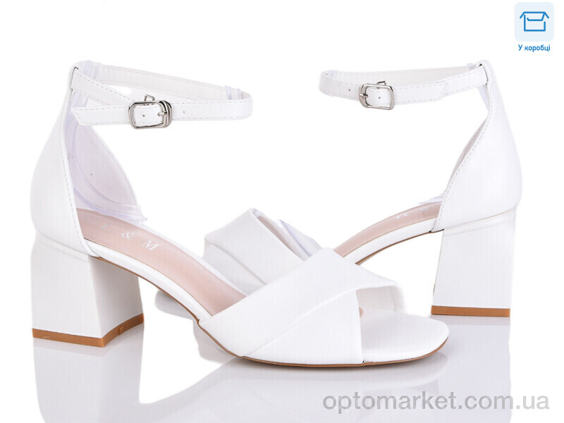 Купить Босоніжки жіночі F106-4 L&M білий, фото 1