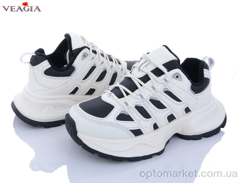 Купить Кросівки жіночі F1063-1 на флисе Veagia білий, фото 1