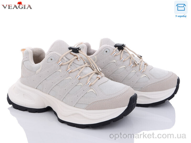 Купить Кросівки жіночі F1065-2 на флисе Veagia-ADA сірий, фото 1
