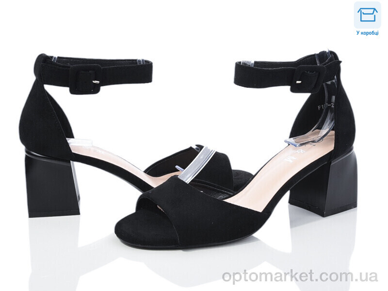 Купить Босоніжки жіночі F107-2 L&M чорний, фото 1