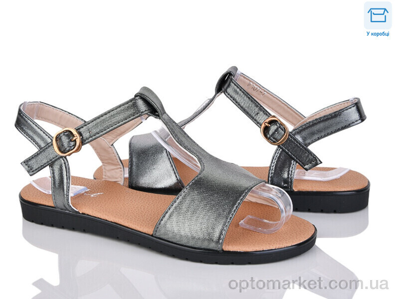 Купить Босоніжки жіночі F107-7 Chengfa графіт, фото 1