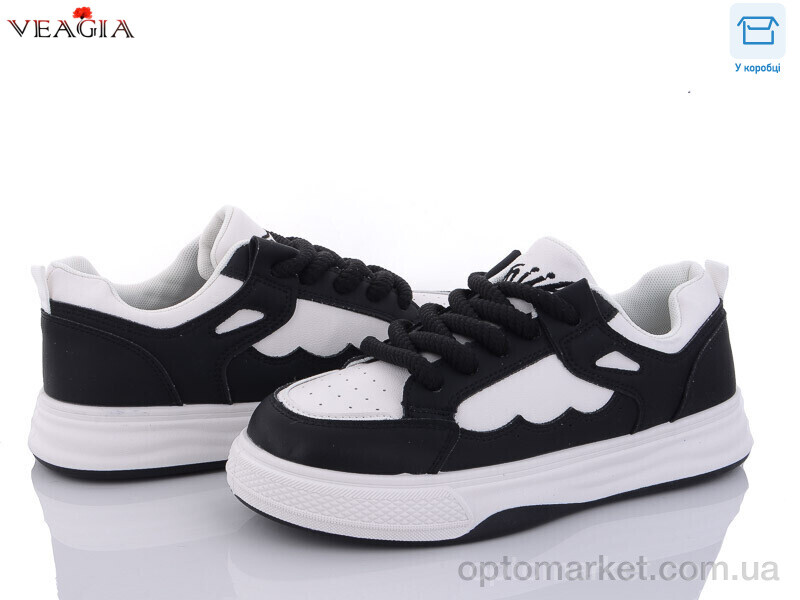 Купить Кросівки жіночі F1070-1 Veagia чорний, фото 1