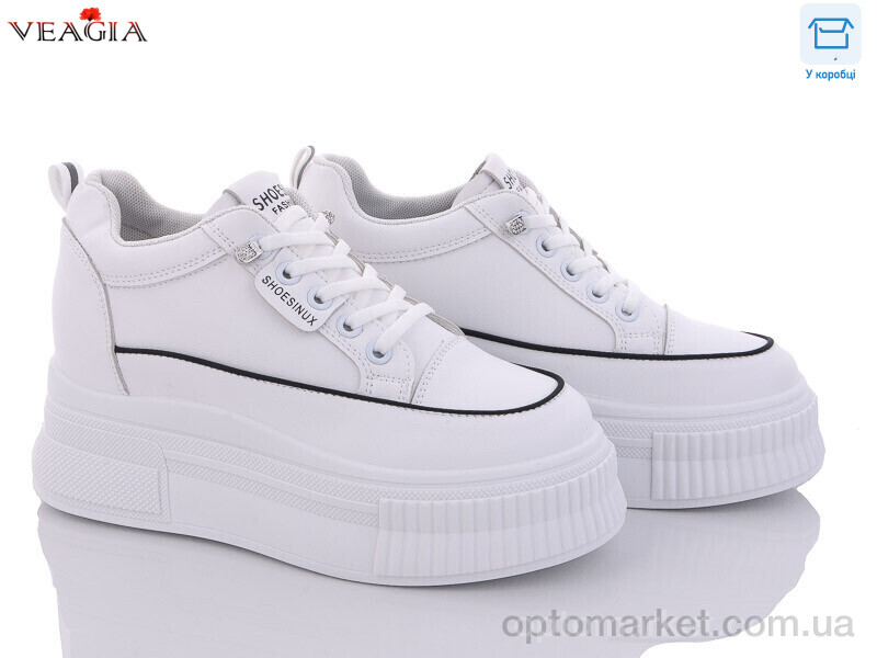 Купить Кросівки жіночі F1086-2 Veagia білий, фото 1