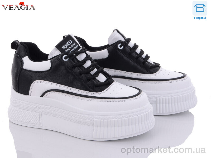 Купить Кросівки жіночі F1088-1 Veagia чорний, фото 1