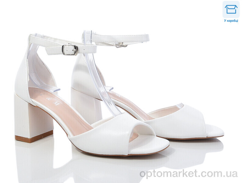 Купить Босоніжки жіночі F109-4 L&M білий, фото 1