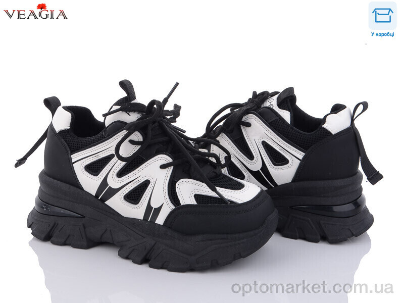 Купить Кросівки жіночі F1091-1 Veagia чорний, фото 1