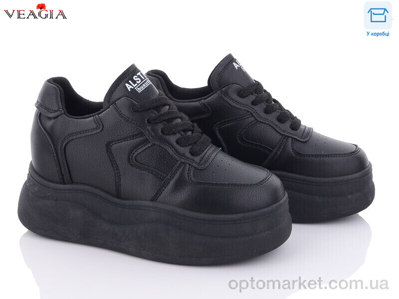 Купить Кросівки жіночі F1093-1 Veagia чорний, фото 1