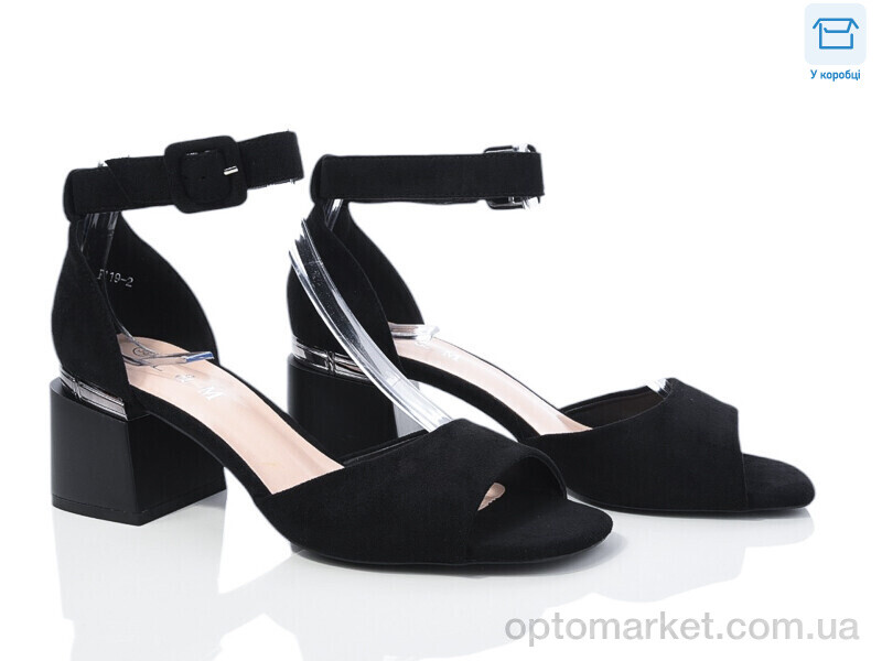 Купить Босоніжки жіночі F119-2 L&M чорний, фото 1