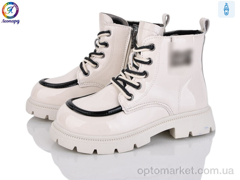 Купить Черевики дитячі F122B-11 Леопард бежевий, фото 1