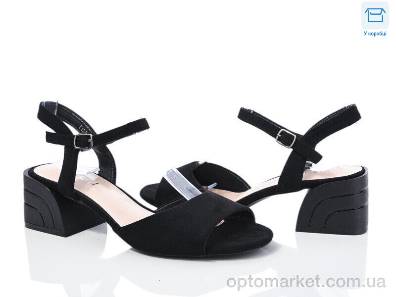 Купить Босоніжки жіночі F124-2 L&M чорний, фото 1