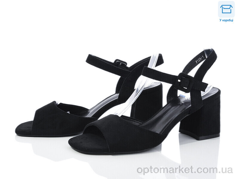 Купить Босоніжки жіночі F125-1 L&M чорний, фото 1