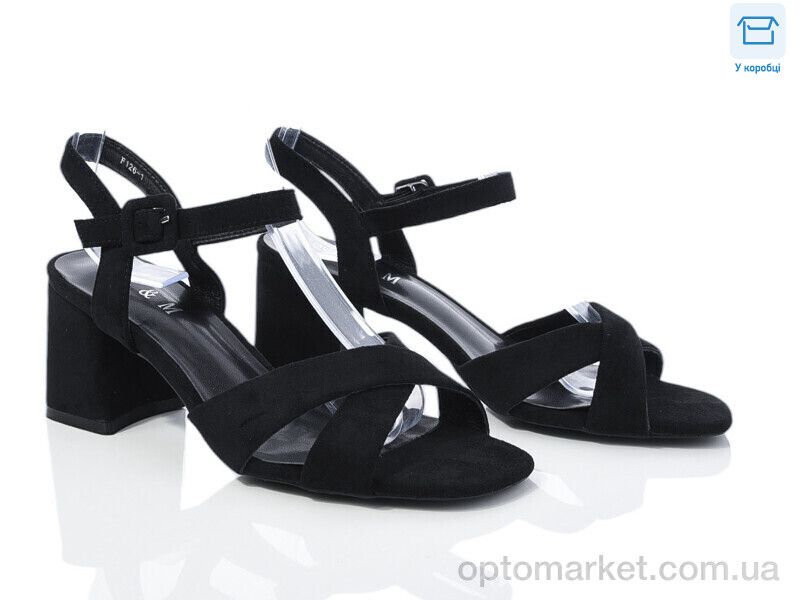 Купить Босоніжки жіночі F126-1 L&M чорний, фото 1