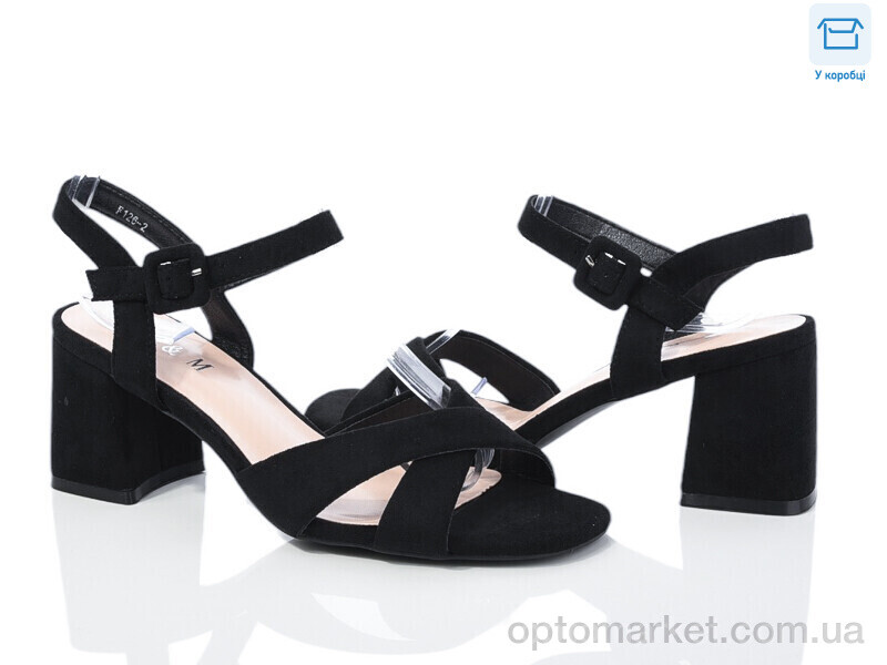 Купить Босоніжки жіночі F126-2 L&M чорний, фото 1