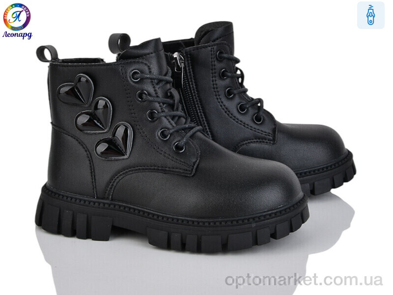 Купить Черевики дитячі F13B-1 Леопард чорний, фото 1