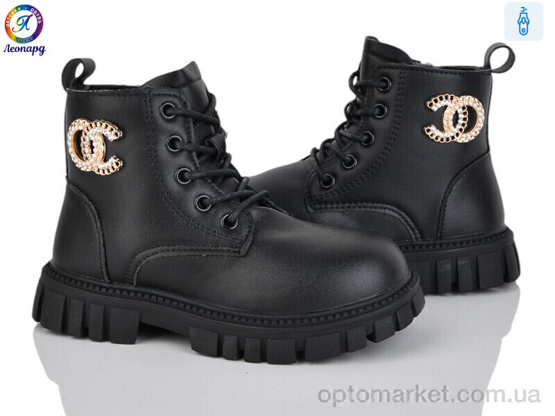 Купить Черевики дитячі F15-1 Леопард чорний, фото 1