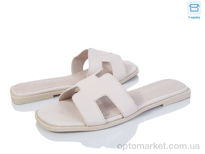 Купить Шльопанці жіночі F180-3 L&M бежевий, фото 1