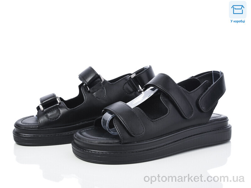 Купить Босоніжки жіночі F184-1 L&M чорний, фото 1