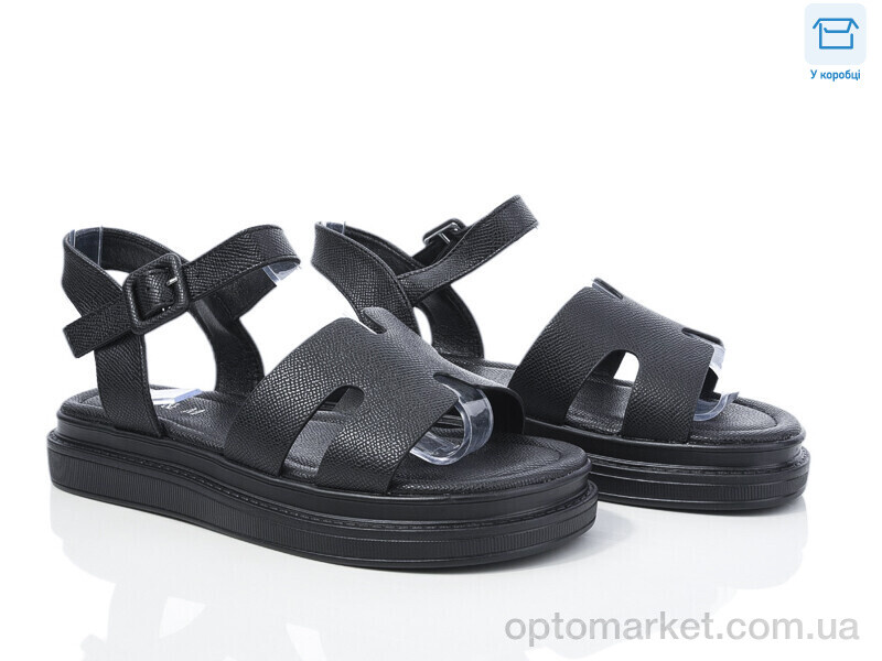 Купить Босоніжки жіночі F185-1 L&M чорний, фото 1