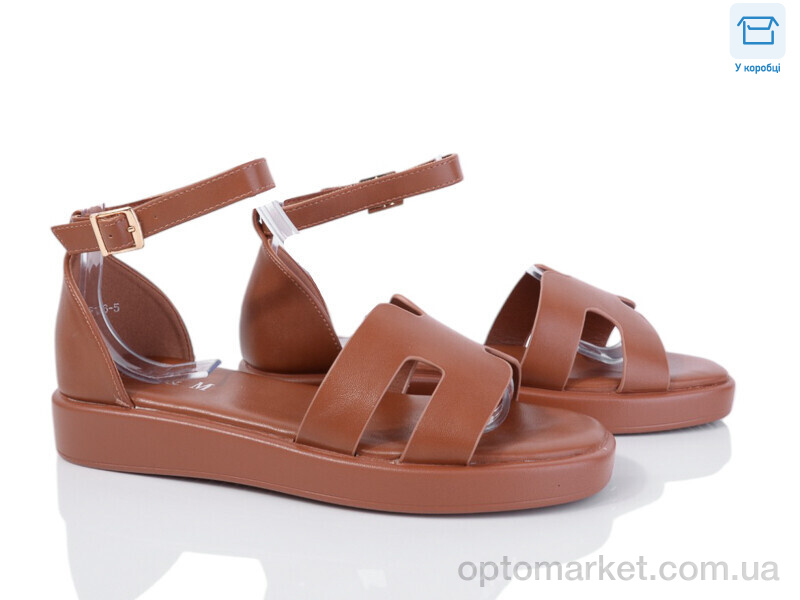 Купить Босоніжки жіночі F186-5 L&M коричневий, фото 1