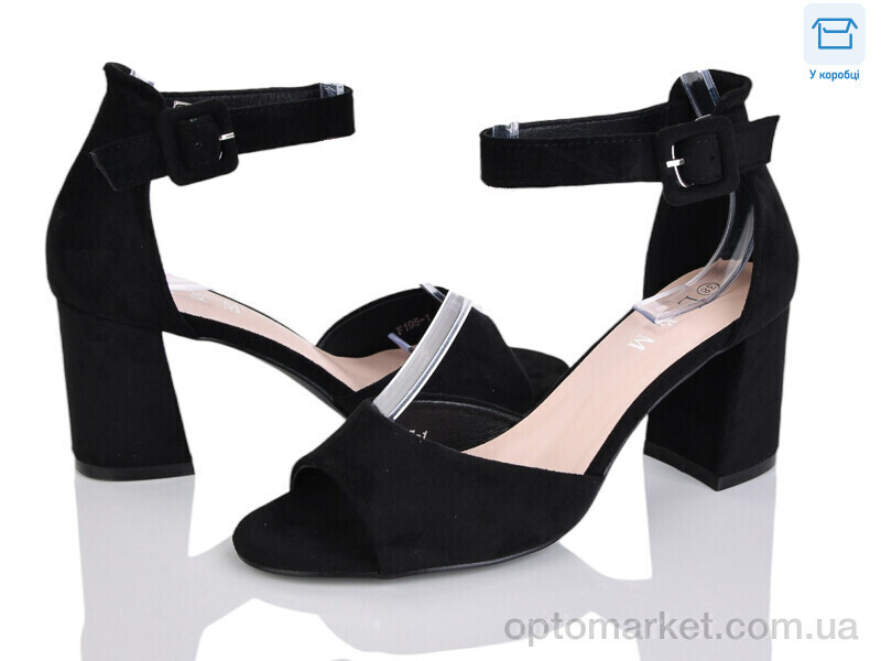 Купить Босоніжки жіночі F195-1 L&M чорний, фото 1