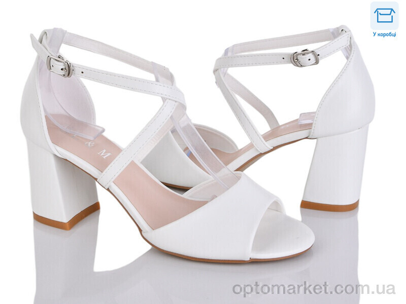 Купить Босоніжки жіночі F196-4 L&M білий, фото 1