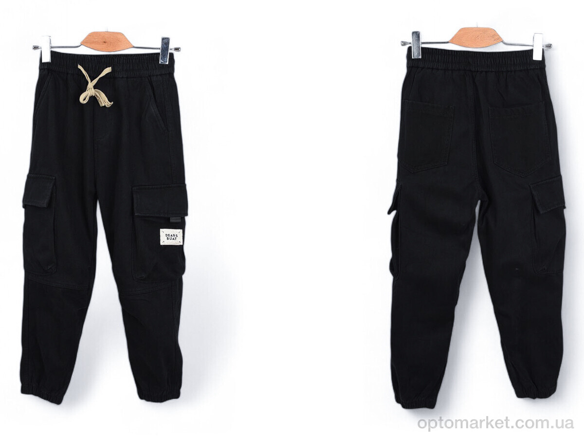 Купить Джинси дитячі F1981-1 фліс Baronjns чорний, фото 3