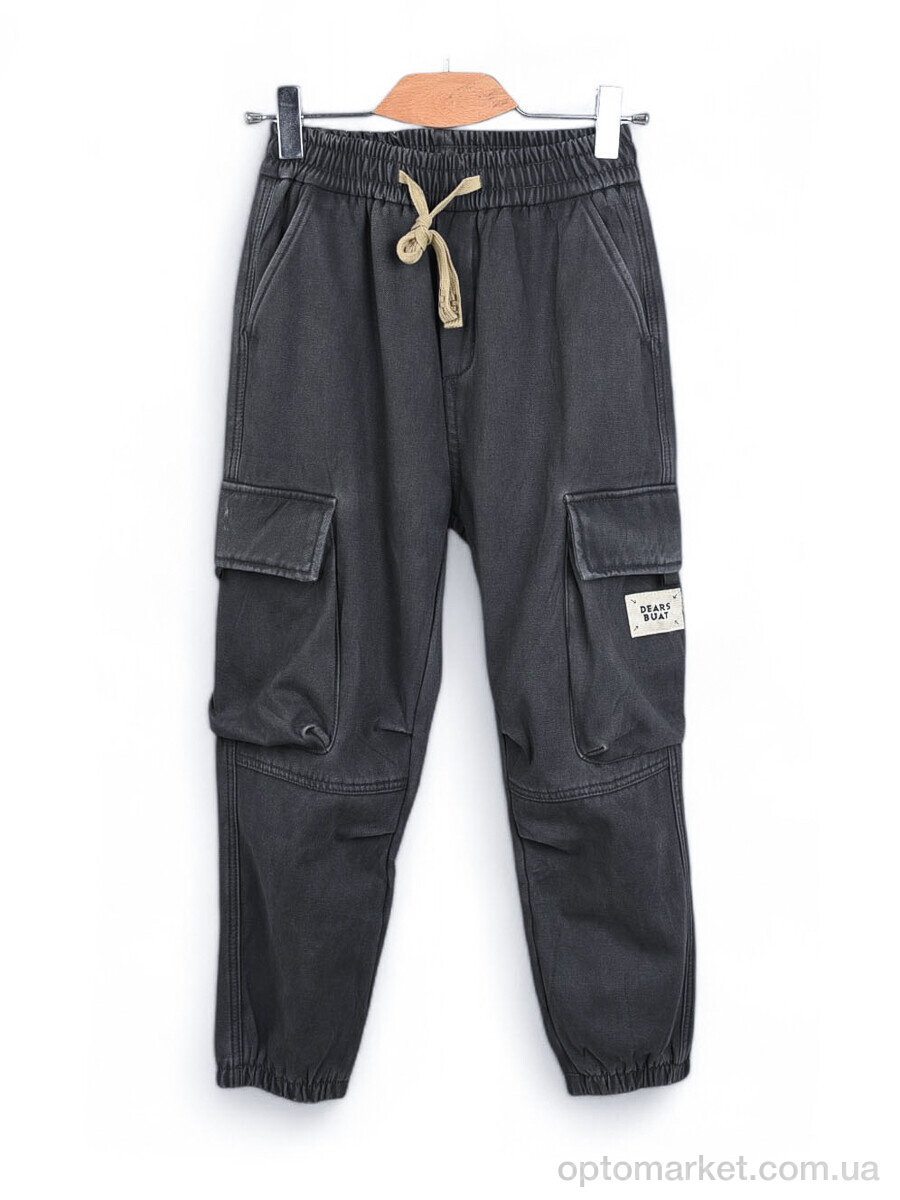 Купить Джинси дитячі F1981-2 фліс Baronjns сірий, фото 1