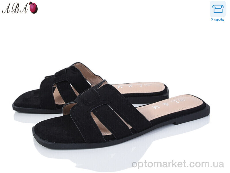 Купить Шльопанці жіночі F1ABA76-1 L&M чорний, фото 1