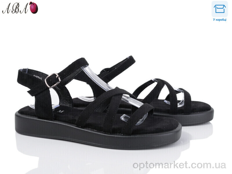 Купить Босоніжки жіночі F1ABA87-1 L&M чорний, фото 1