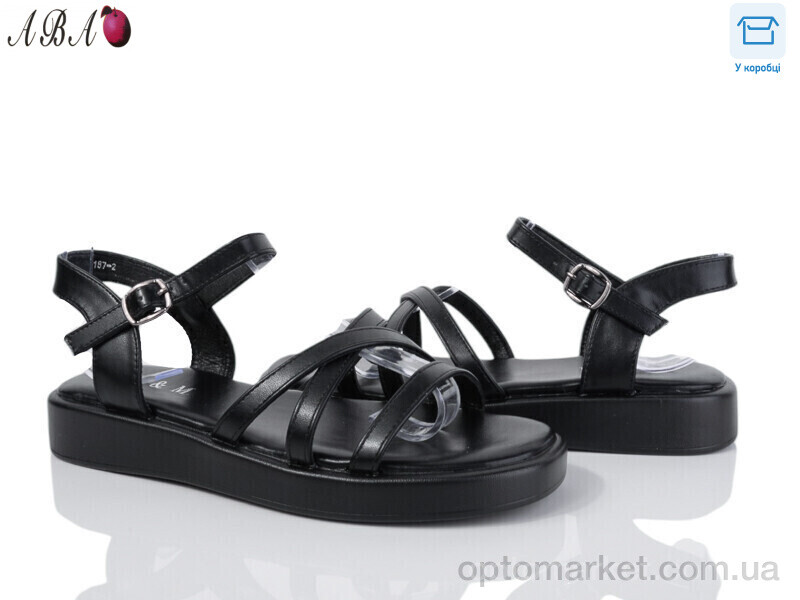 Купить Босоніжки жіночі F1ABA87-2 L&M чорний, фото 1