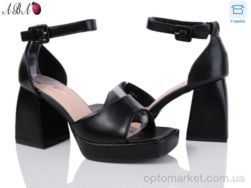 Купить Босоніжки жіночі F1ABA98-5 L&M чорний, фото 1