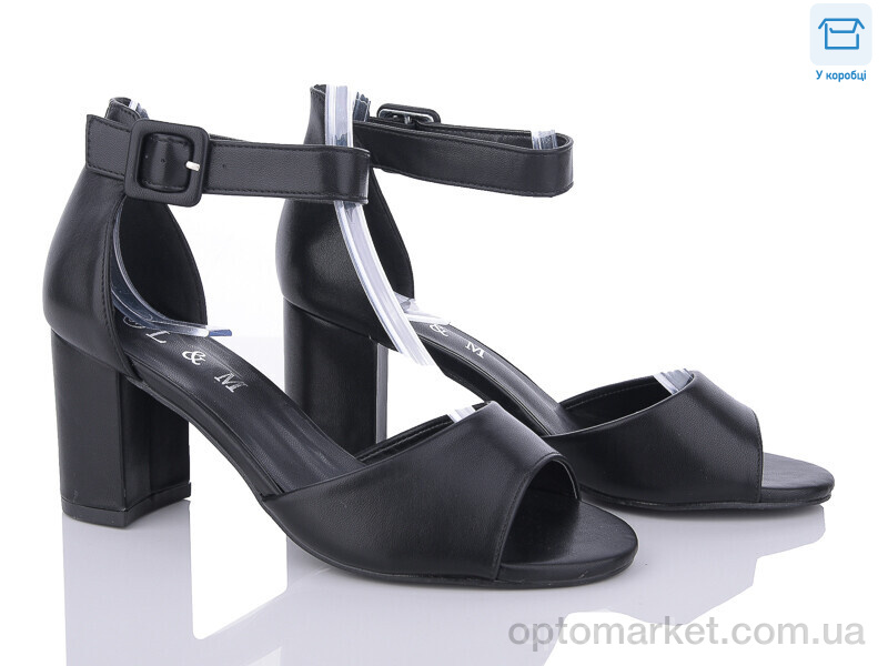 Купить Босоніжки жіночі F20-3 L&M чорний, фото 1